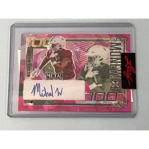 MICHAEL WILSON AUTO RC! 2023 Leaf Metal So Money Production Proof 1 of 1 CARDINA